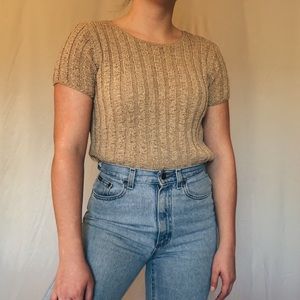 Chunky knit top